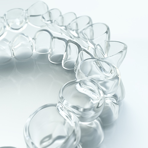 Bixby Dental Image - Close up of clear dental aligner