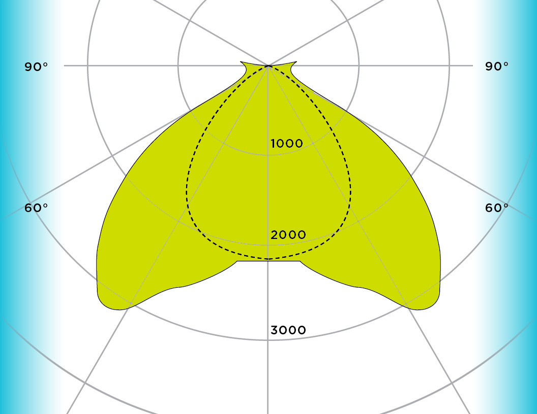 Optical Image - Polar luminous intensity graph example_2